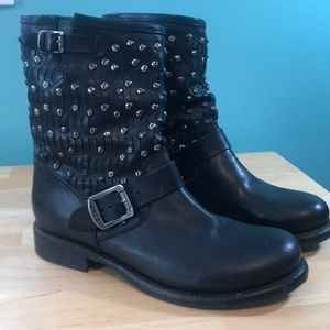 Frye Moto Engineer Boots
